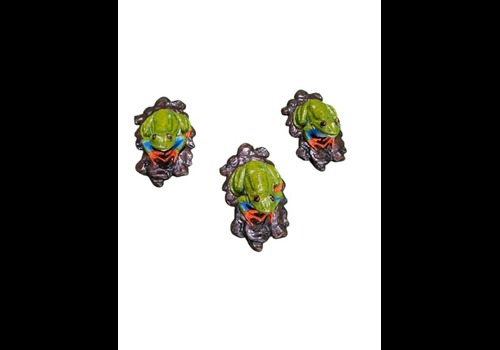 Fibre frog papper weight